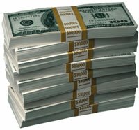 stack of money