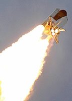 space shuttle launch