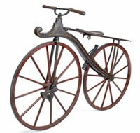 old-fashioned bicycle