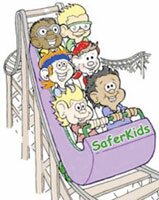 kids on a roller coaster