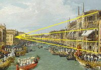 painting with perspective lines