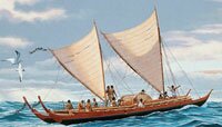 Polynesian canoe